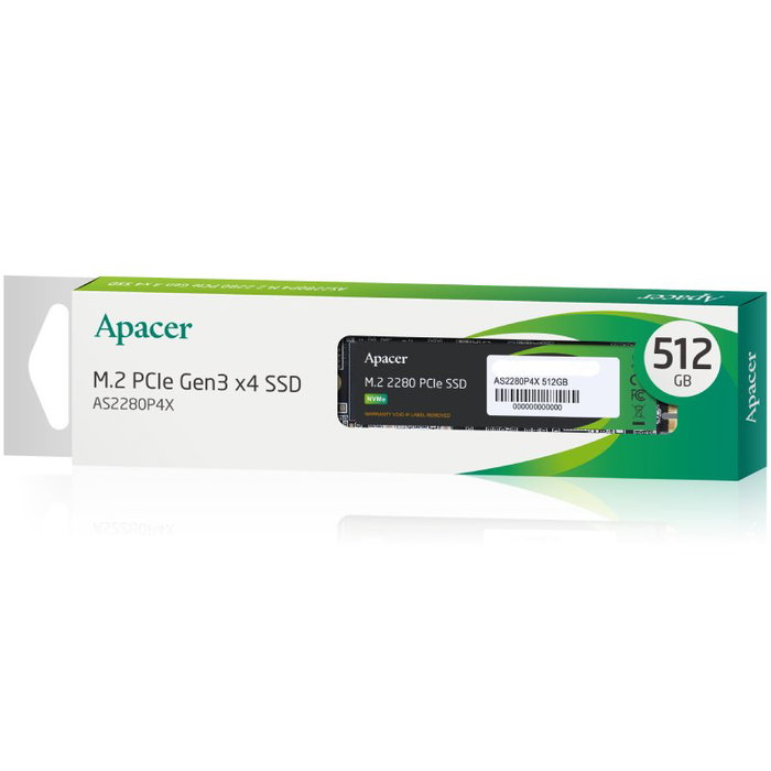 Apacer AS2280P4X 512 GB M.2 2280 PCIe NVMe SSD